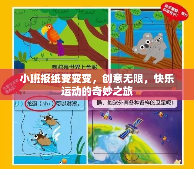 小班報紙創(chuàng)意大變身，快樂運動的奇妙之旅  第1張