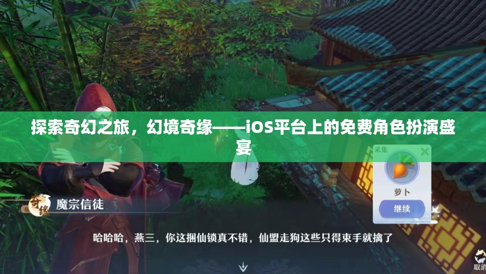 探索奇幻之旅，iOS平臺(tái)上的免費(fèi)角色扮演盛宴