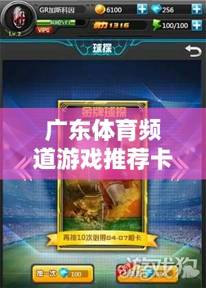 解鎖競(jìng)技與娛樂(lè)的雙重盛宴，廣東體育頻道游戲推薦卡