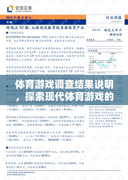 現(xiàn)代體育游戲的發(fā)展與影響，一項調(diào)查的深度剖析