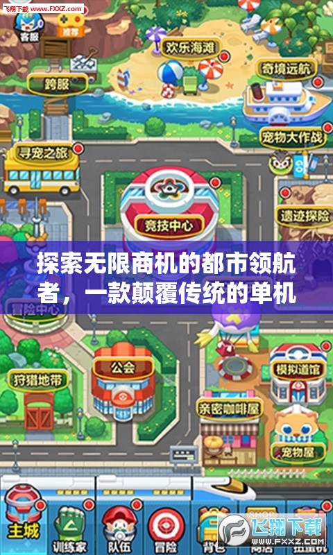 都市領(lǐng)航者，解鎖無限商機(jī)，挑戰(zhàn)傳統(tǒng)經(jīng)營策略的單機(jī)手游  第1張