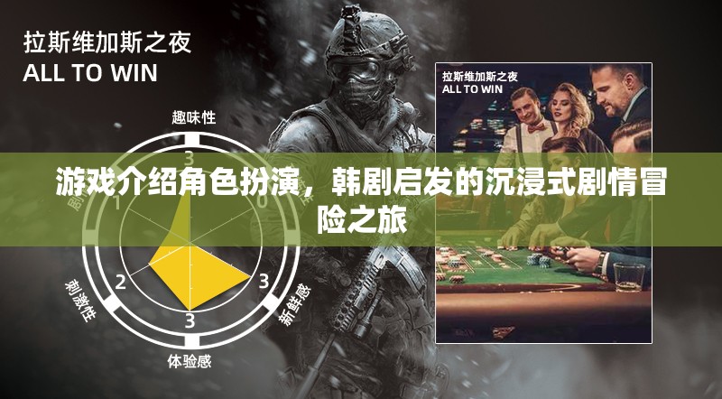 韓劇靈感，沉浸式劇情冒險(xiǎn)之旅的角色扮演游戲