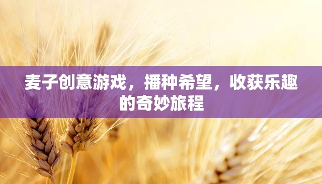 麥子創(chuàng)意游戲，播種希望，收獲樂(lè)趣的奇妙旅程