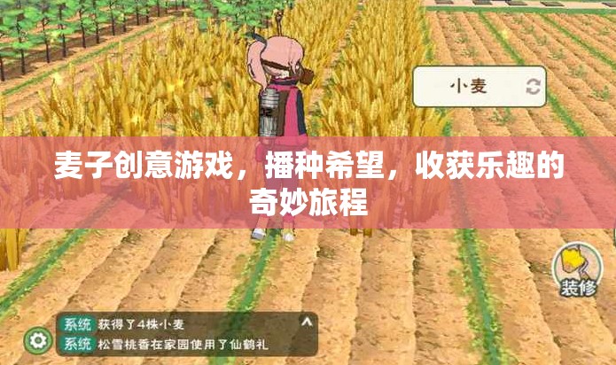 麥子創(chuàng)意游戲，播種希望，收獲樂(lè)趣的奇妙旅程