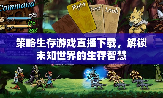 解鎖未知世界的生存智慧，策略生存游戲直播下載指南