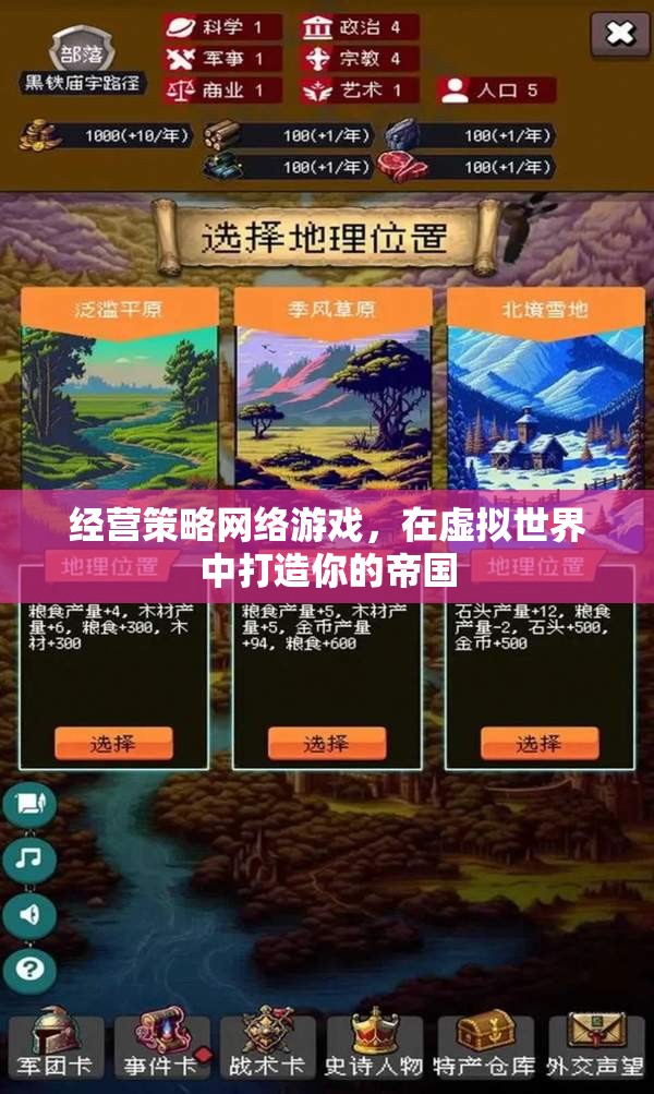 打造虛擬帝國，經(jīng)營策略網(wǎng)絡(luò)游戲的策略與技巧