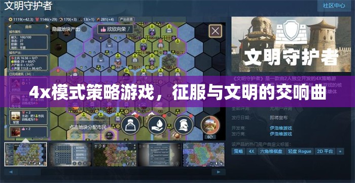 征服與文明的交響曲，4x模式策略游戲的深度探索