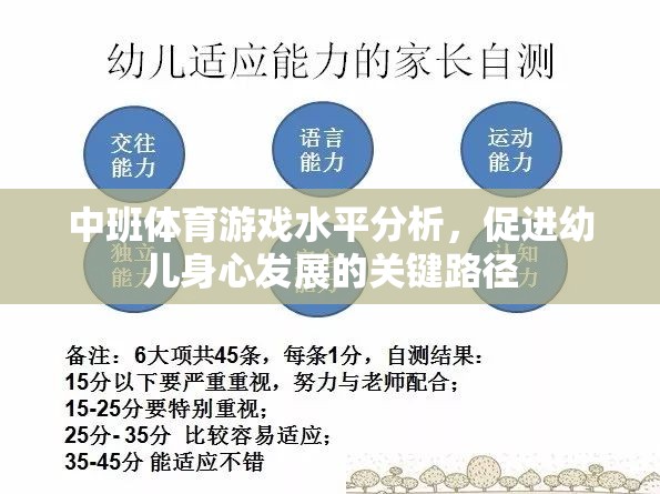 中班體育游戲，促進(jìn)幼兒身心發(fā)展的關(guān)鍵路徑分析