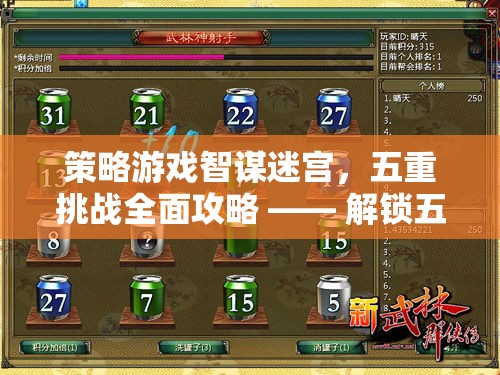 智謀迷宮，五重挑戰(zhàn)全面攻略——解鎖五關的智慧之旅