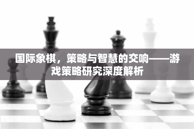 國(guó)際象棋，策略與智慧的交響樂(lè)——深度解析游戲策略