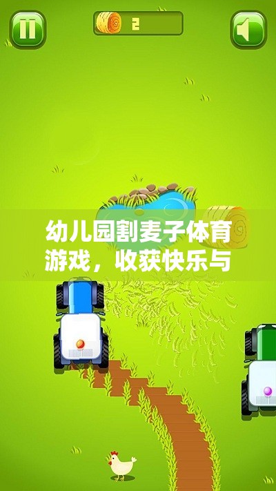 金色時光幼兒園割麥子體育游戲，收獲快樂與成長  第1張