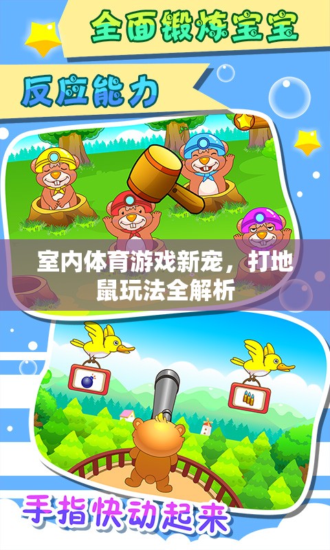 打地鼠，室內(nèi)體育游戲的新寵全解析