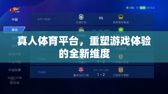 真人體育平臺，重塑游戲體驗(yàn)的全新維度