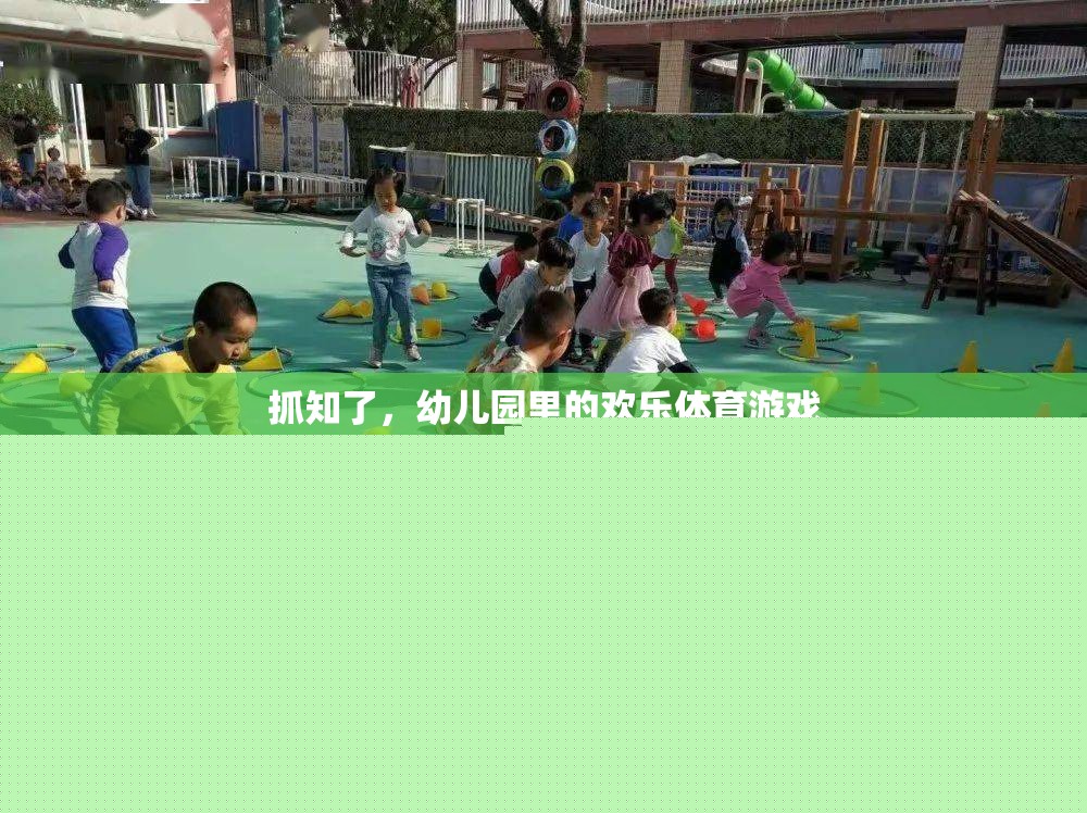 幼兒園里的歡樂體育，抓知了游戲
