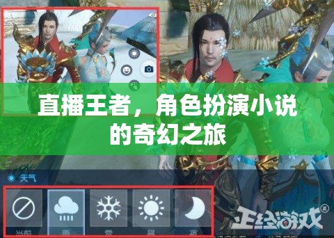 直播王者，角色扮演小說的奇幻之旅
