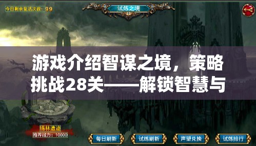 智謀之境，解鎖28關(guān)策略挑戰(zhàn)，探索智慧與策略的極限之旅
