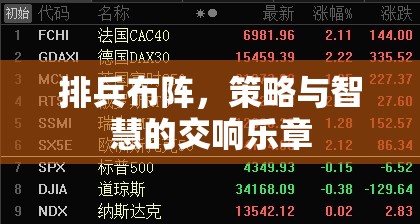 排兵布陣，策略與智慧的交響樂(lè)章