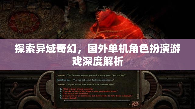 探索異域奇幻，國(guó)外單機(jī)角色扮演游戲深度解析