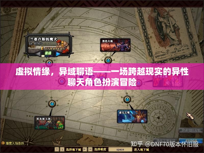 虛擬情緣，異域聊語中的角色扮演冒險