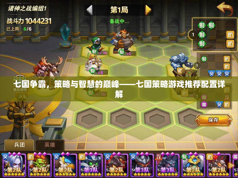 七國(guó)爭(zhēng)霸，策略游戲推薦配置與智慧對(duì)決