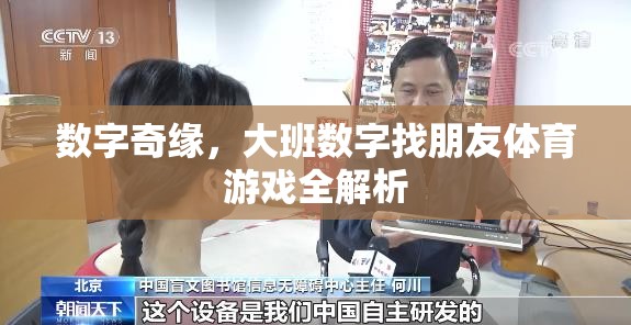 大班數字找朋友，一場數字奇緣的體育游戲全解析