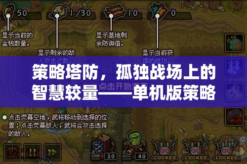 策略塔防，孤獨戰(zhàn)場上的智慧較量——單機版策略塔防游戲深度解析