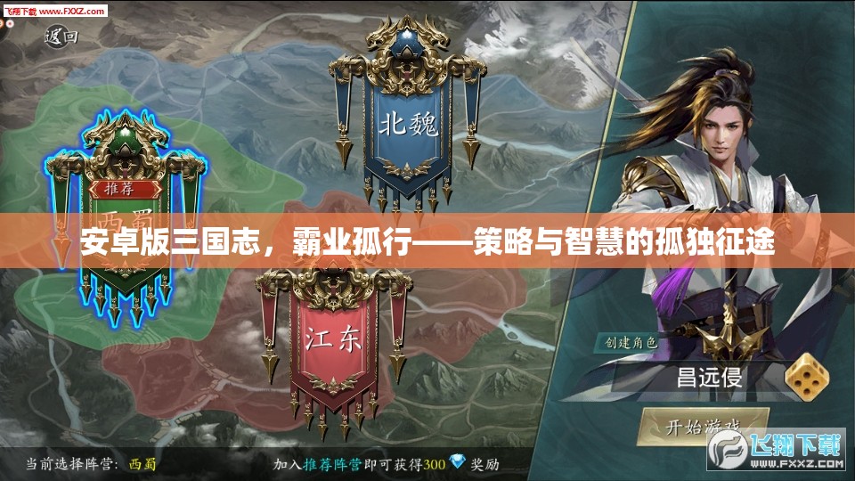 三國志安卓版，霸業(yè)孤行——策略與智慧的孤獨征途