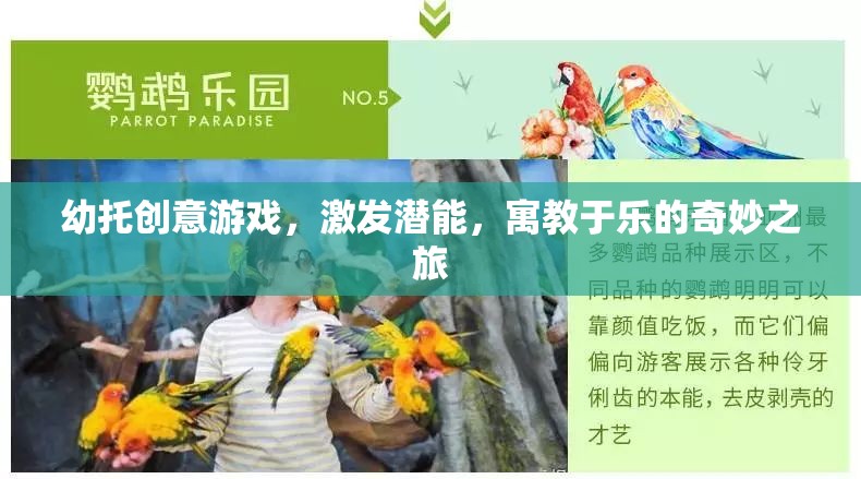 幼托創(chuàng)意游戲，激發(fā)潛能，寓教于樂的奇妙之旅