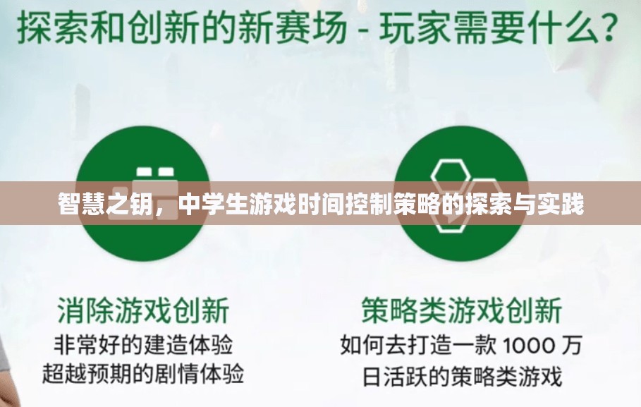智慧之鑰，探索與實踐中學生游戲時間控制策略