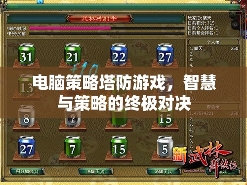 智慧與策略的終極對決，電腦策略塔防游戲