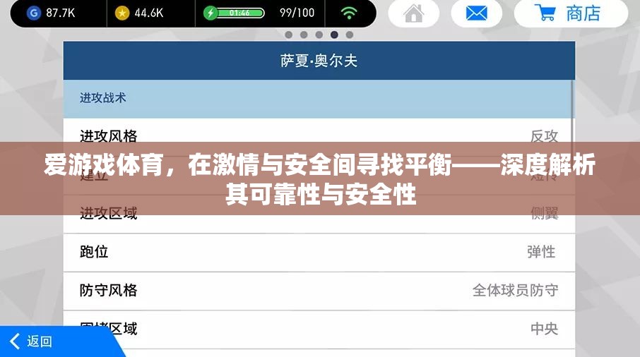 愛游戲體育，在激情與安全間尋找平衡的深度解析