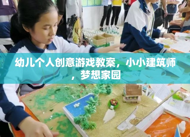 小小建筑師，幼兒個人創(chuàng)意游戲教案，筑夢家園