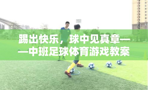 中班足球，踢出快樂，球中見真章的體育游戲教案  第3張