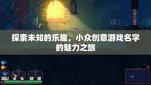 小眾創(chuàng)意游戲，探索未知的魅力之旅