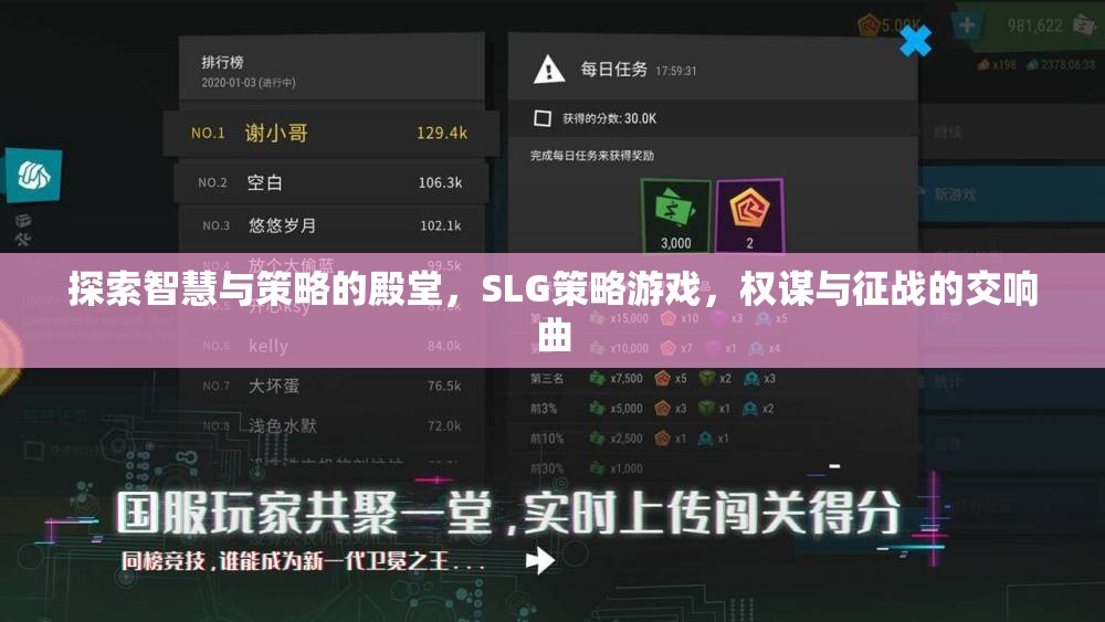 智慧與策略的交響，探索SLG策略游戲的權(quán)謀征戰(zhàn)