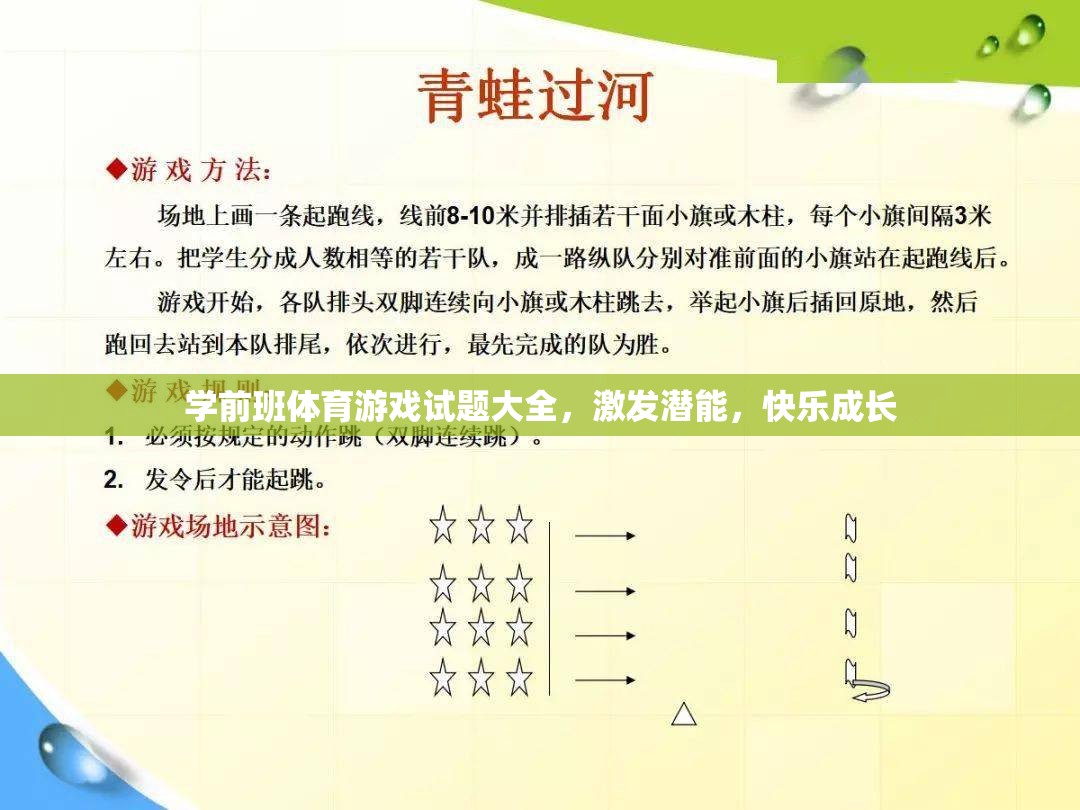 學(xué)前班體育游戲試題大全，激發(fā)潛能，快樂(lè)成長(zhǎng)