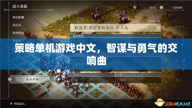 智謀與勇氣的交響曲，中文策略單機(jī)游戲的魅力