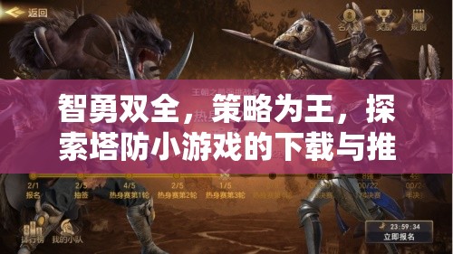 智勇雙全，策略為王，探索塔防小游戲下載與推薦