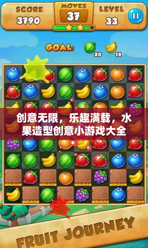 創(chuàng)意無(wú)限，樂(lè)趣滿載，水果造型創(chuàng)意小游戲大全
