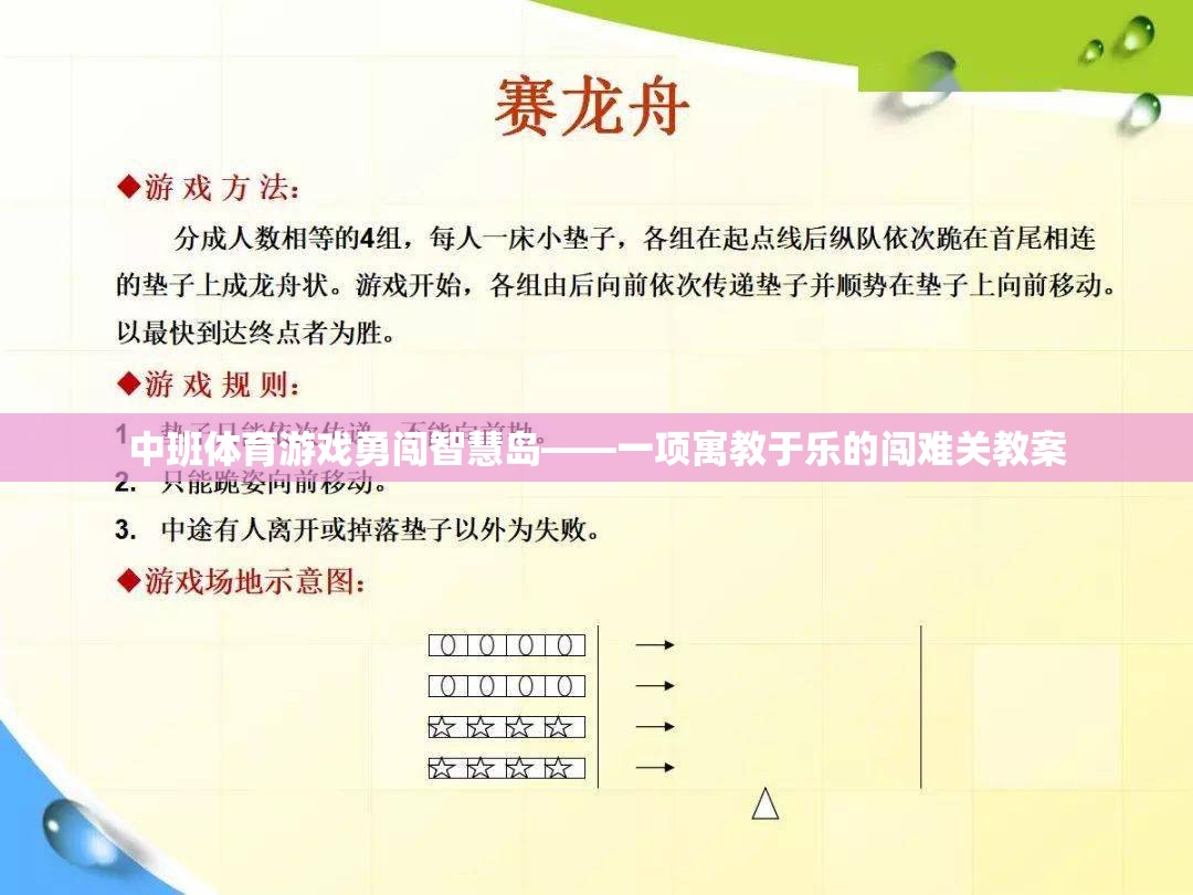 中班體育游戲，勇闖智慧島——寓教于樂的挑戰(zhàn)性學(xué)習(xí)體驗(yàn)