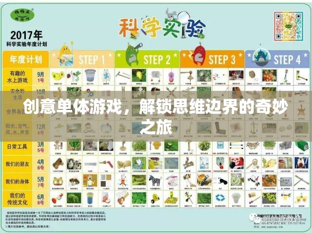 解鎖思維邊界，創(chuàng)意單體游戲的奇妙之旅