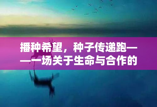播種希望，種子傳遞跑，生命與合作的體育盛宴