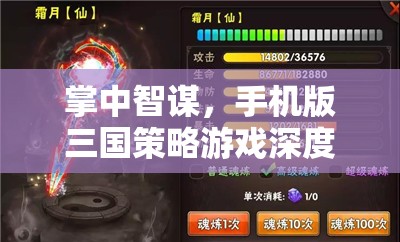 掌中智謀，深度解析手機(jī)版三國(guó)策略游戲