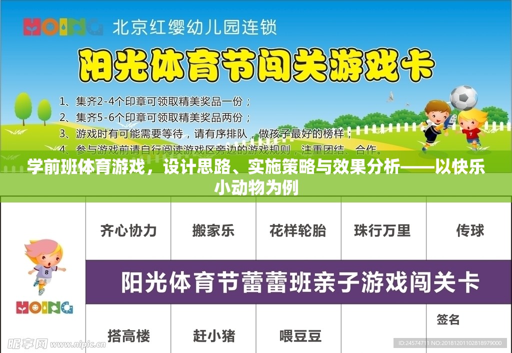 學(xué)前班體育游戲設(shè)計(jì)，以快樂小動(dòng)物為例的思路、策略與效果分析