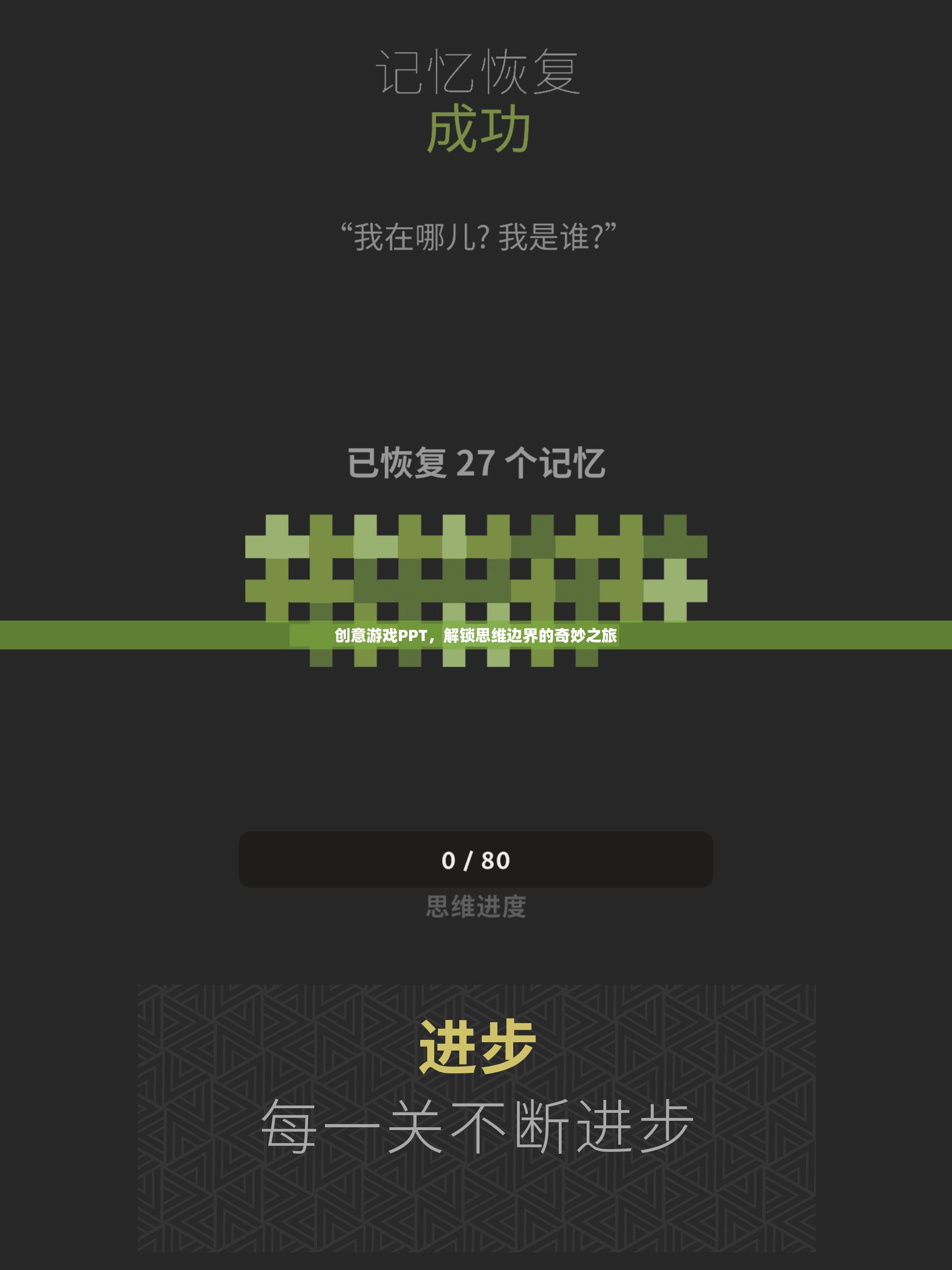 解鎖思維邊界，創(chuàng)意游戲PPT的奇妙之旅  第3張