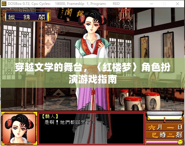 穿越〈紅樓夢〉，角色扮演游戲全攻略