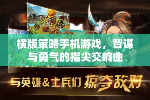 智勇指尖交響，橫版策略手機游戲的策略與勇氣對決