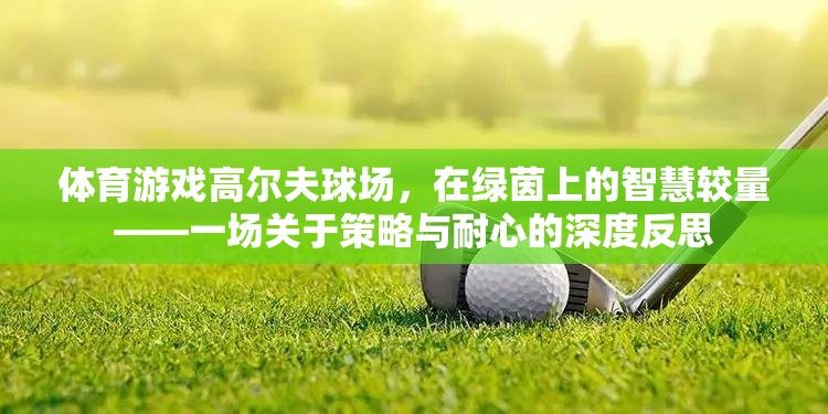 綠茵智慧較量，高爾夫球場上的策略與耐心深度反思