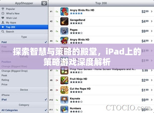 探索智慧與策略的殿堂，iPad上的策略游戲深度解析
