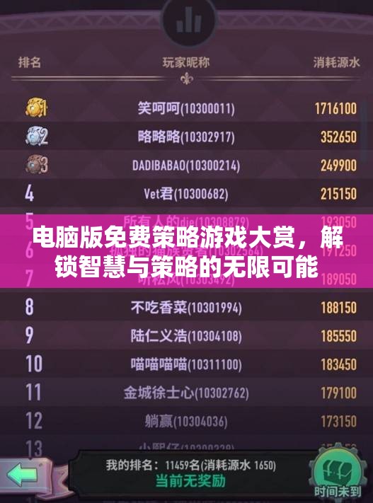 解鎖智慧與策略的無限可能，電腦版免費策略游戲大賞